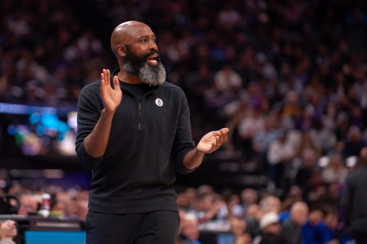 Brooklyn Nets head coach Jacques Vaughn